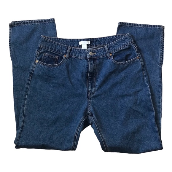 H&M Straight High Split Jeans Size 12 NWT - Picture 5 of 6